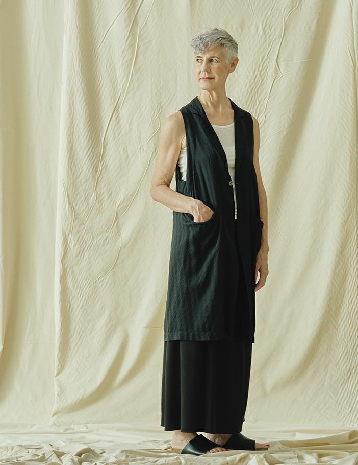 90 ブラック/36size：モデル 170cm