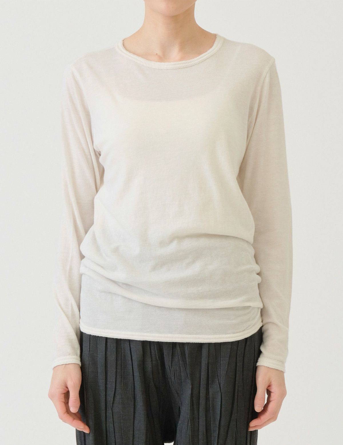 04 アイボリー/36(M)：モデル 169cm