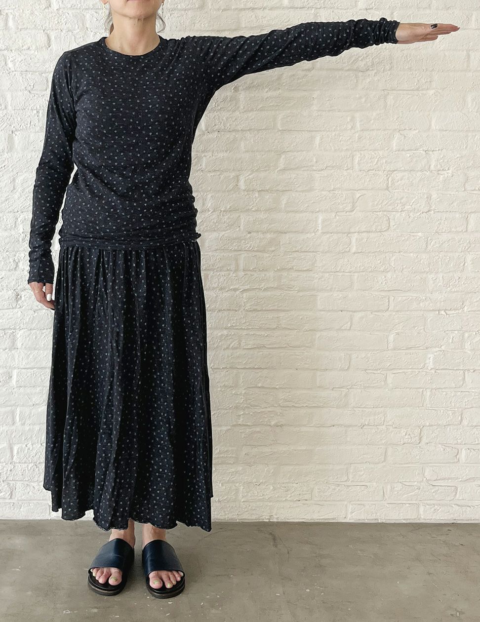 24 インディゴ×オフホワイトpt