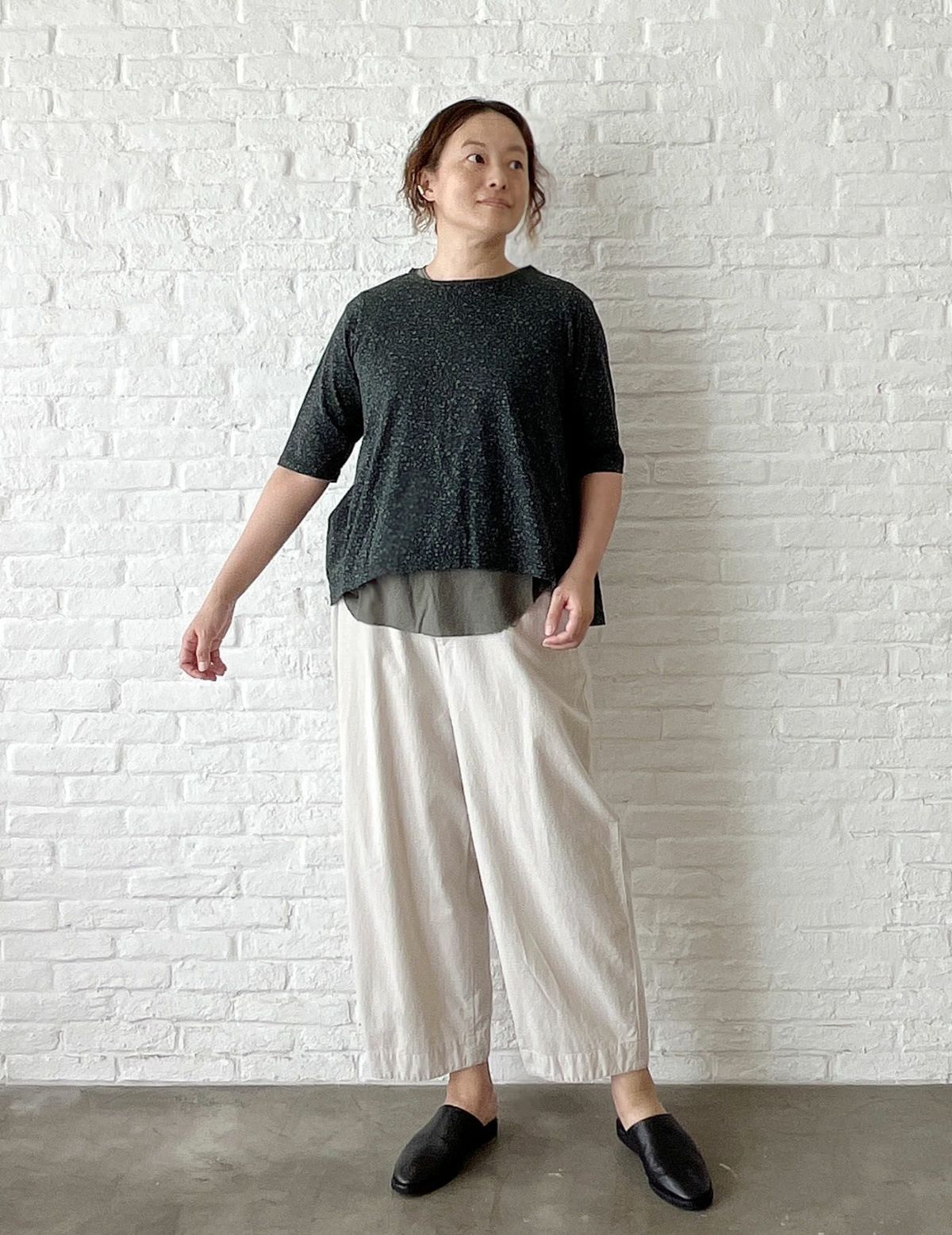 90 グリーン：スタッフ 167cm