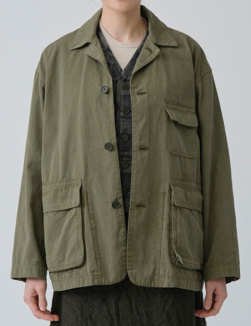 44 カーキ/36(M)：モデル 169cm