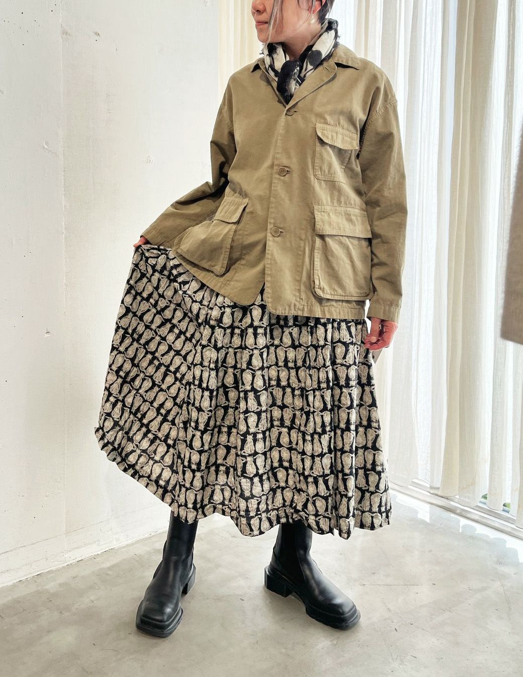 64 ベージュ/36size：スタッフ165㎝