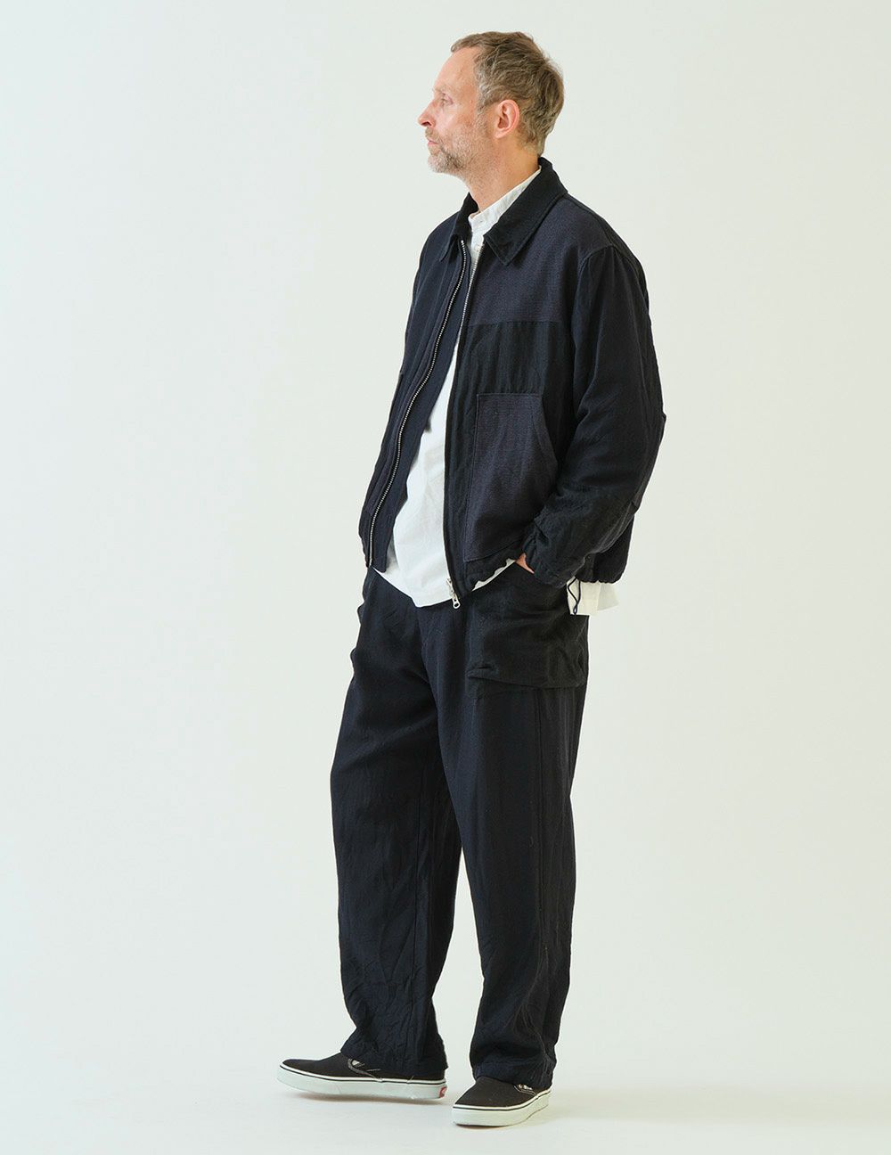 20 ネイビー　Msize：モデル185㎝