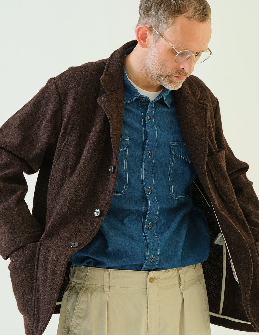 35 ブルー　Msize：モデル185㎝