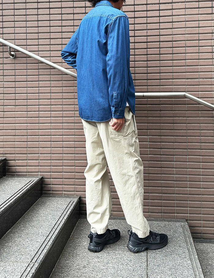 35 ブルー　Msize：スタッフ178㎝