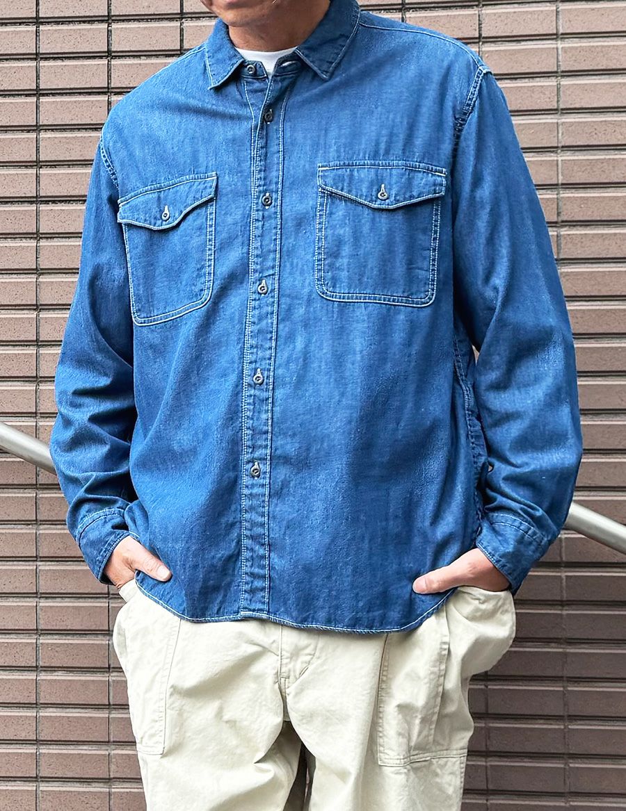 35 ブルー　Msize：スタッフ178㎝