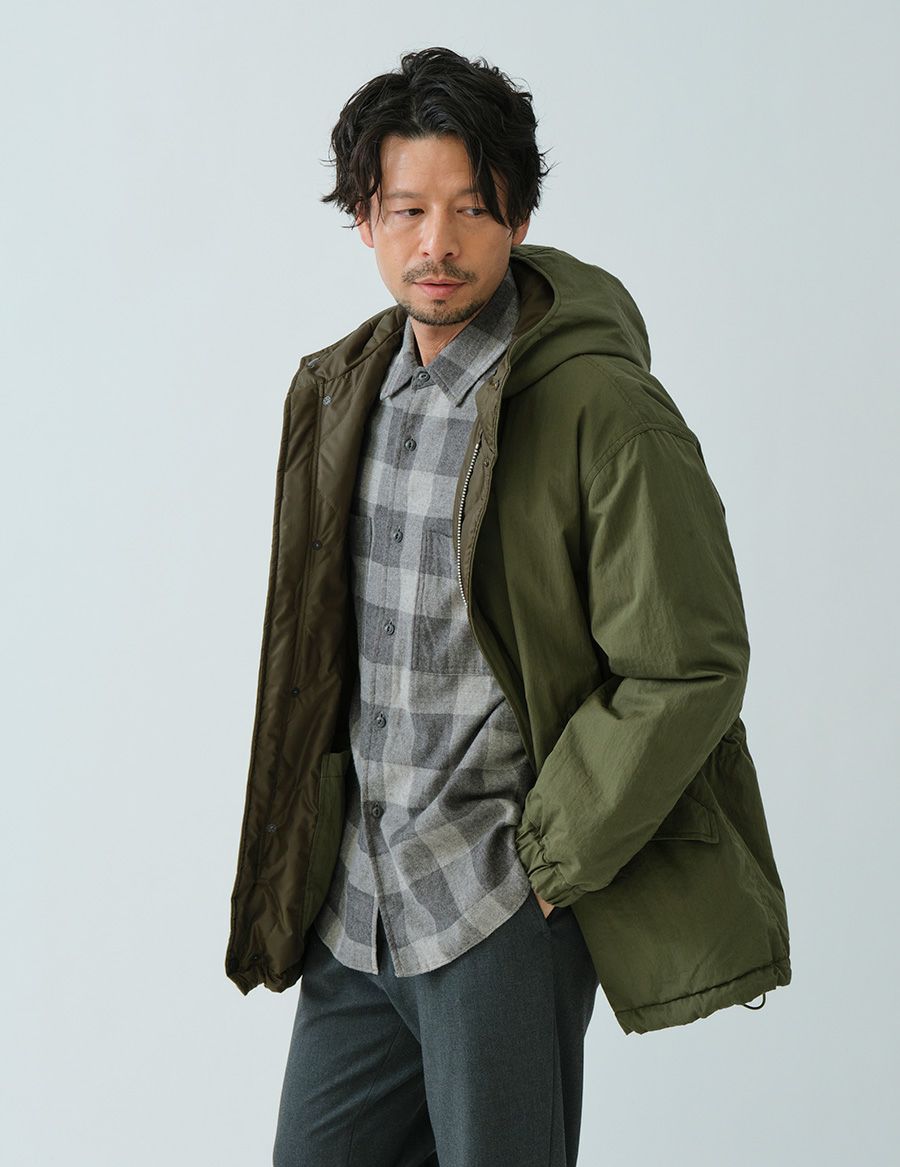 51 ライトグレー　Msize：モデル180㎝