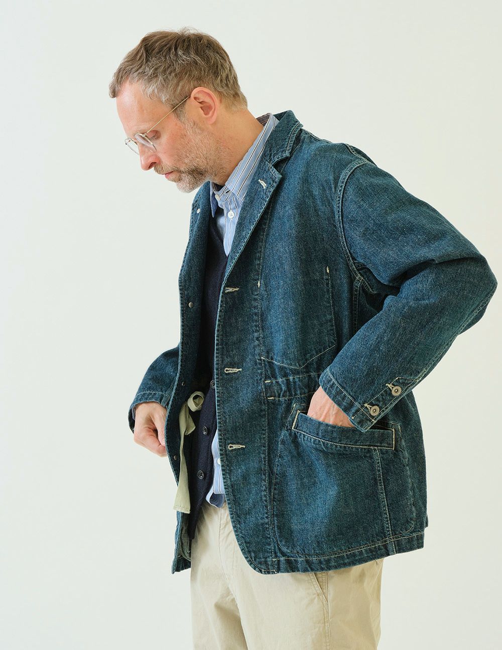 20 ネイビー　Msize：モデル185㎝