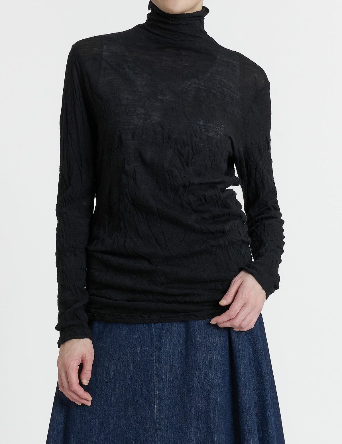 90 ブラック/36size：モデル169㎝