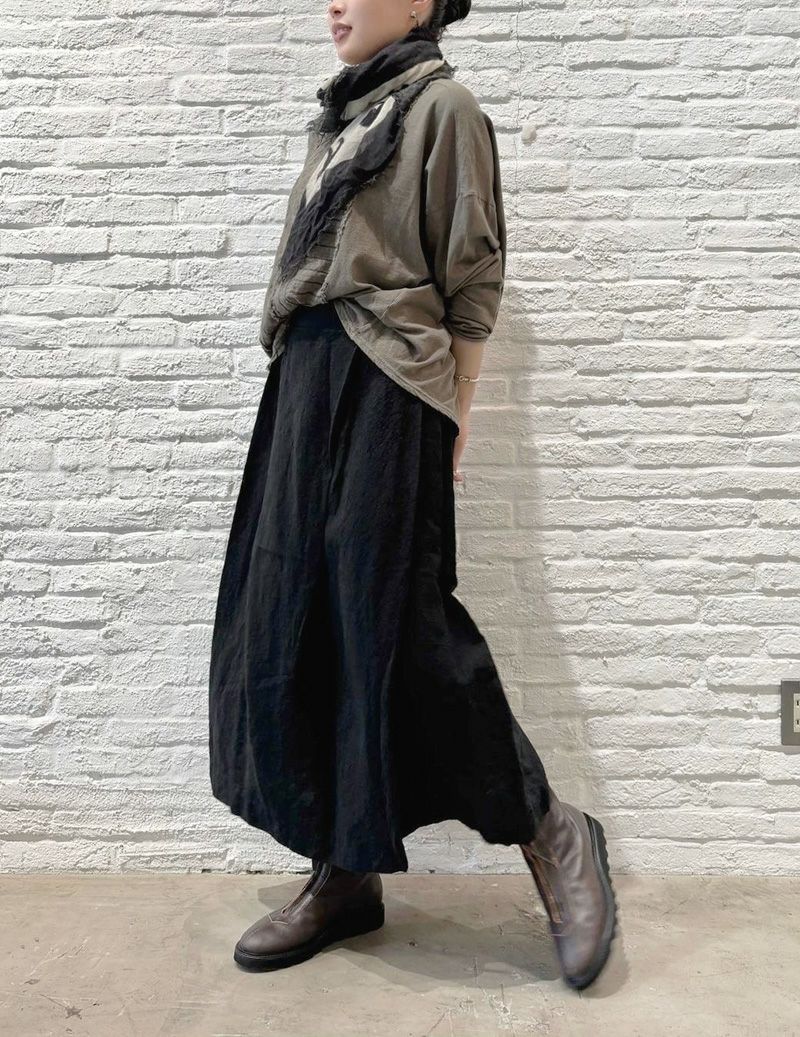 64 カーキベージュ/36size：スタッフ160㎝