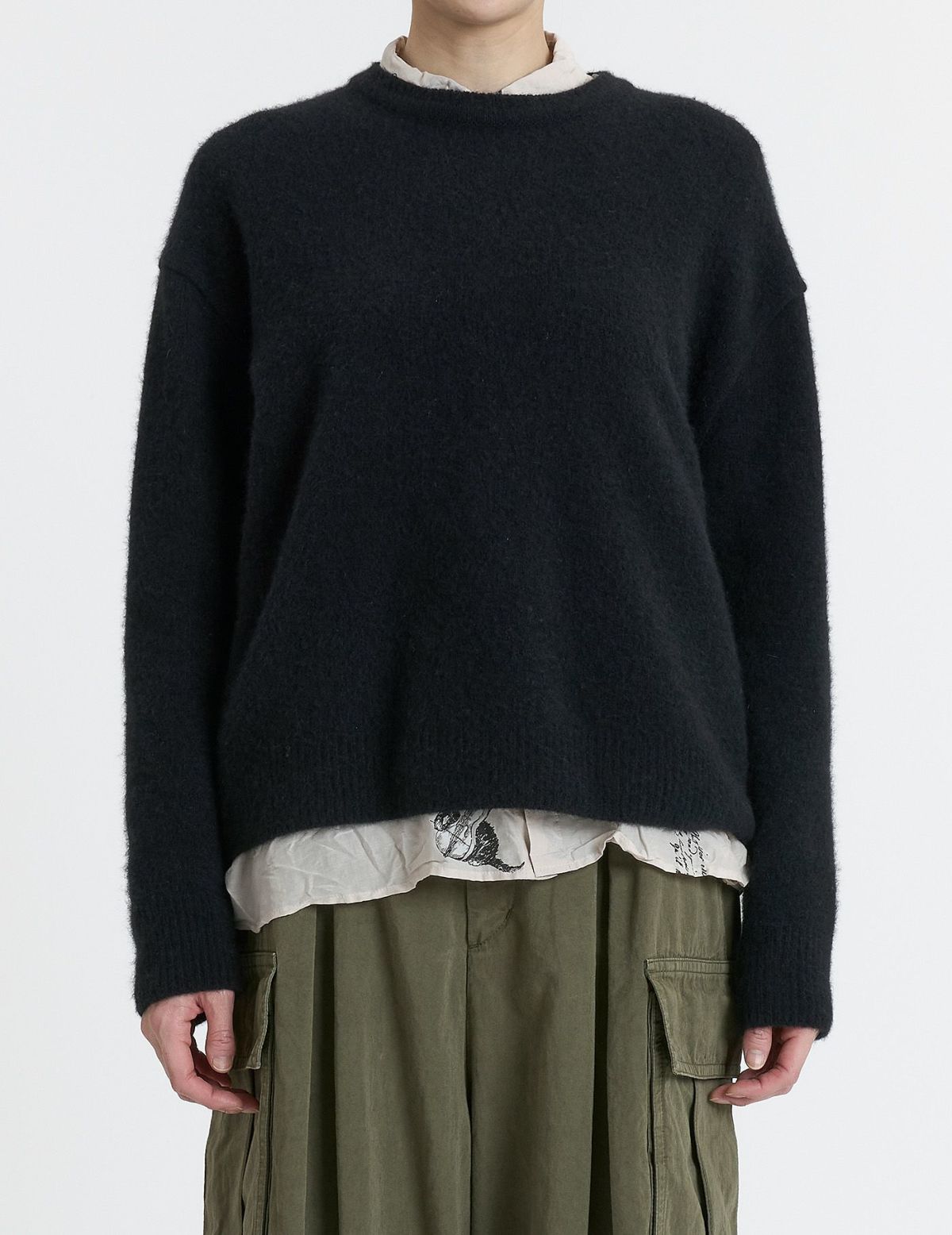 90 ブラック/36size：モデル169㎝