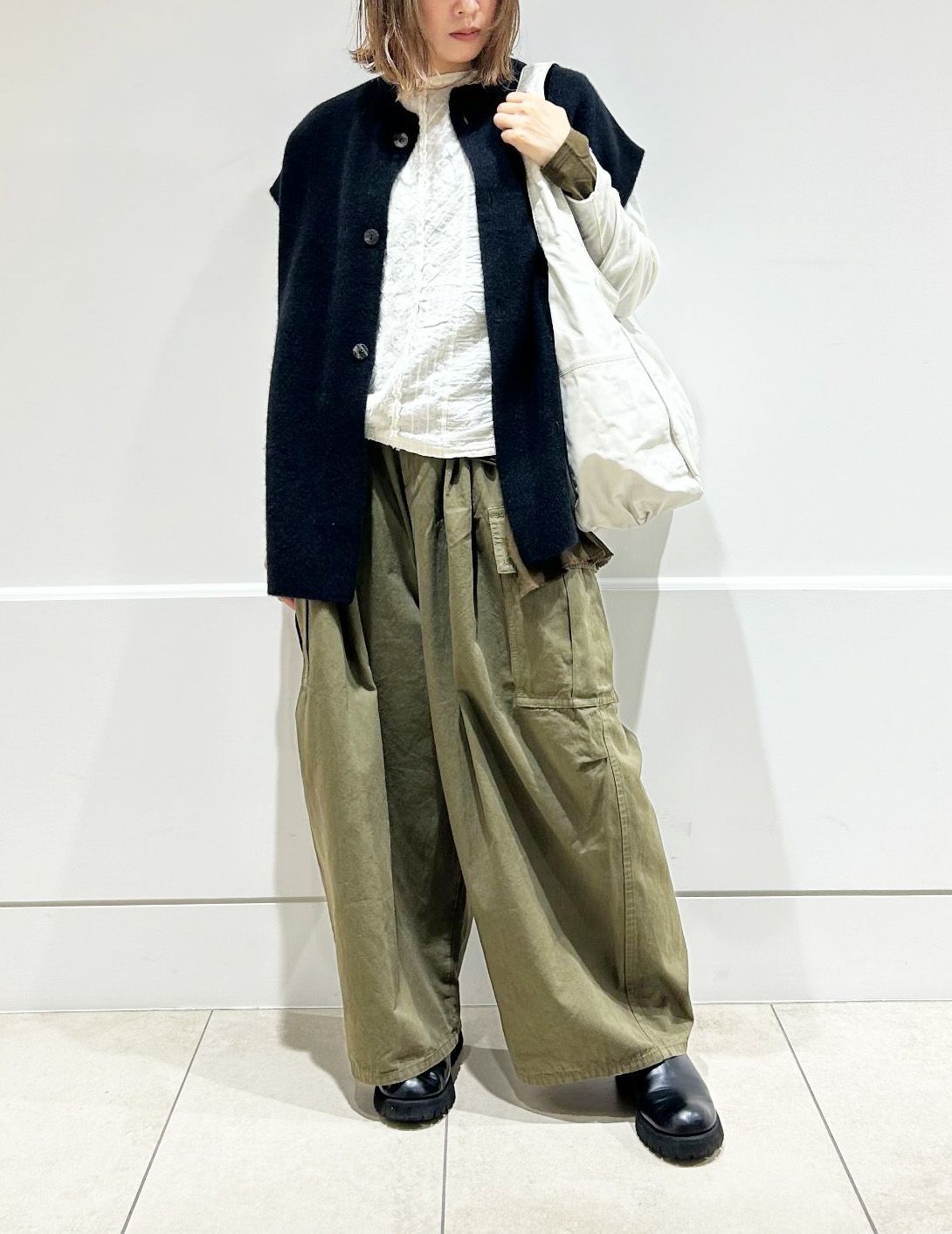 90 ブラック/36size：スタッフ160㎝