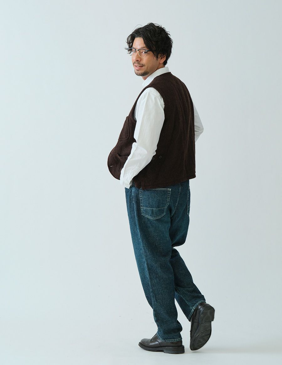 63 ダークブラウン　Msize：モデル180㎝