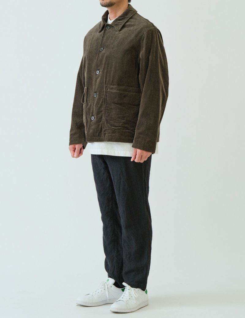 ＋10%POINT】7Wコーデュロイショートカバーオールジャケット