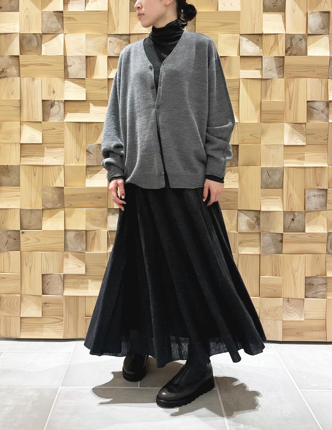 53 チャコール/36size：スタッフ159㎝