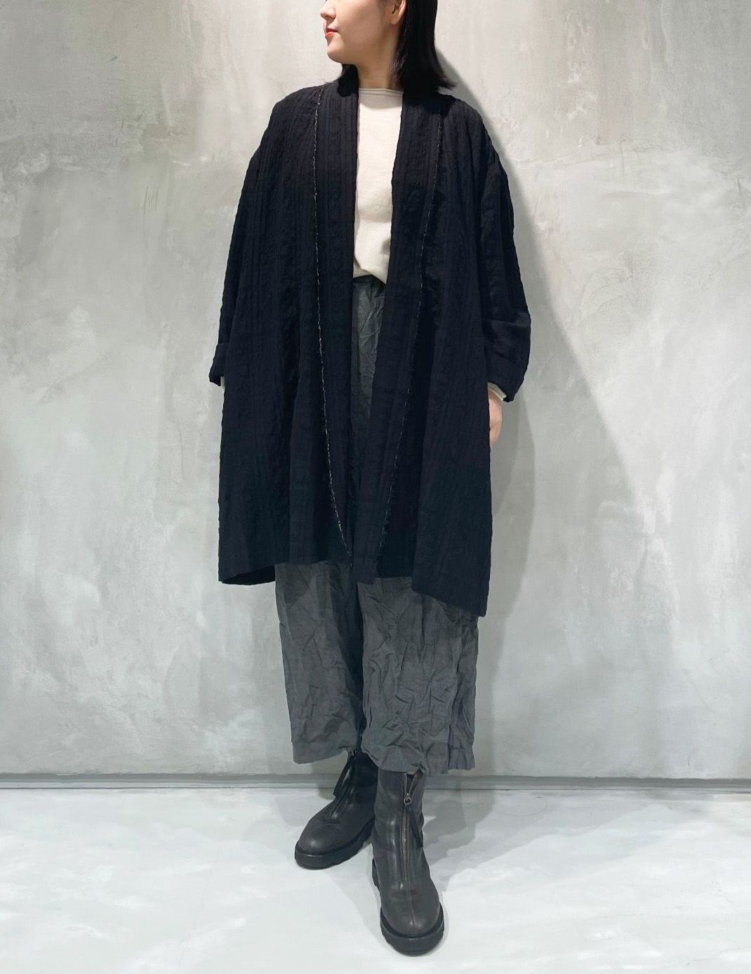 50 グレー/36size：スタッフ163㎝