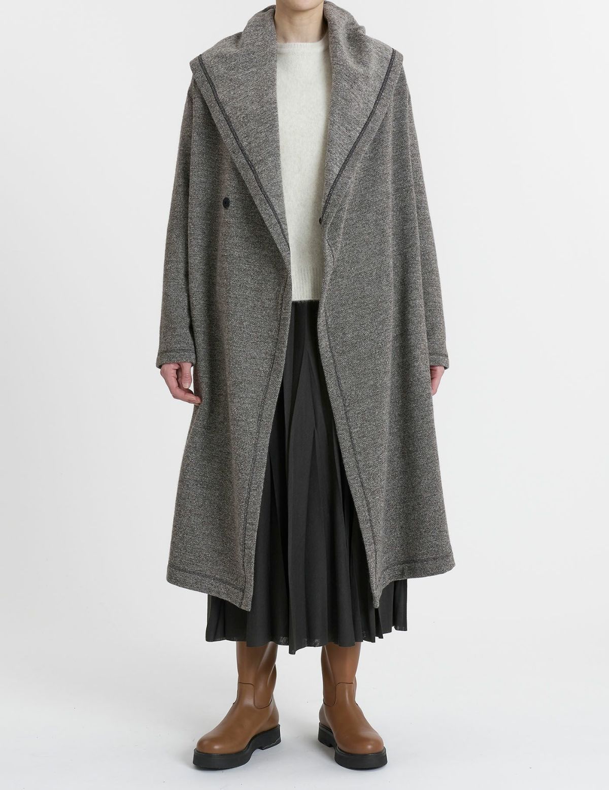 60 ブラウン/36(M)：モデル 169cm