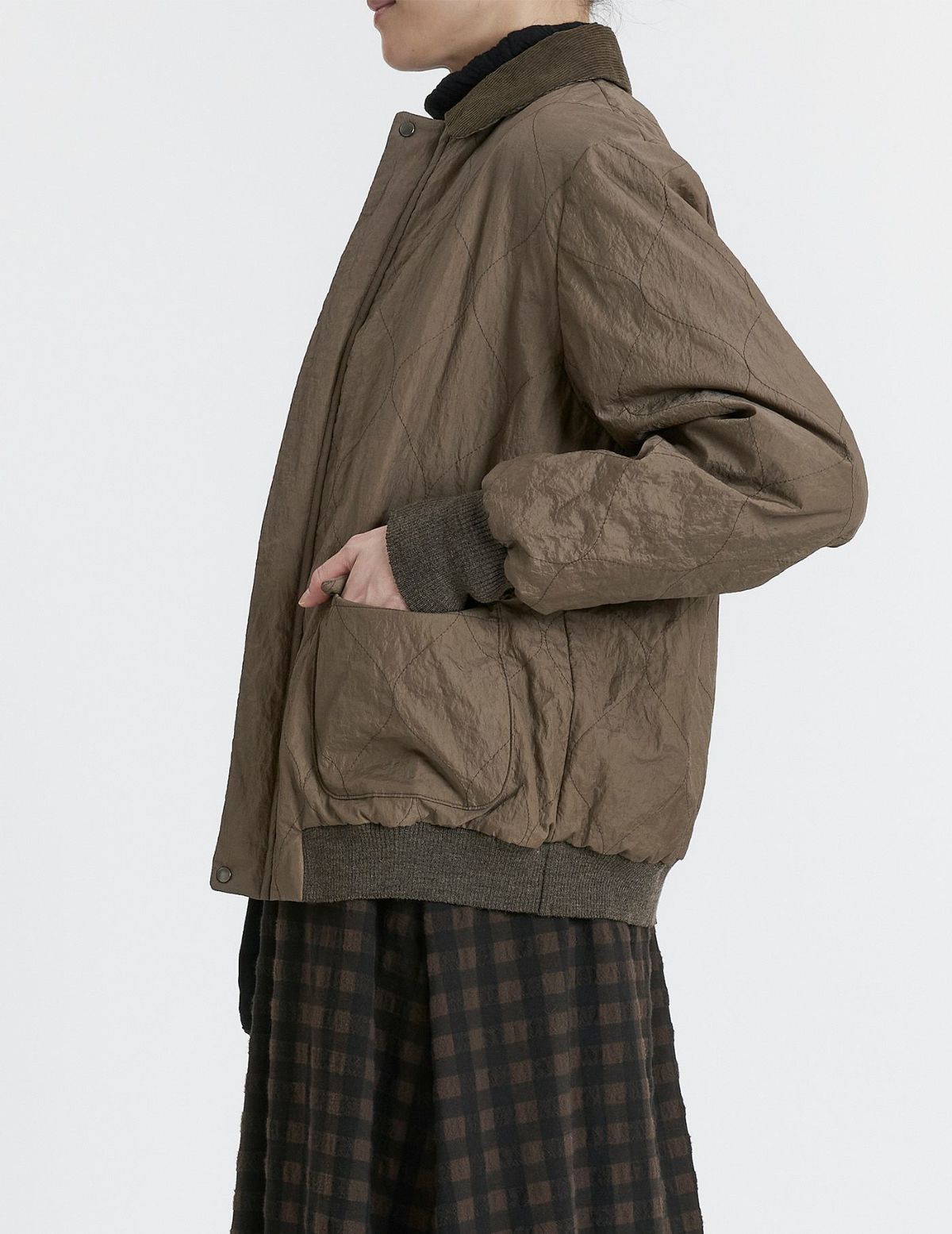 ナイロンクロス東炊き キルティングブルゾン | (パドカレ)公式