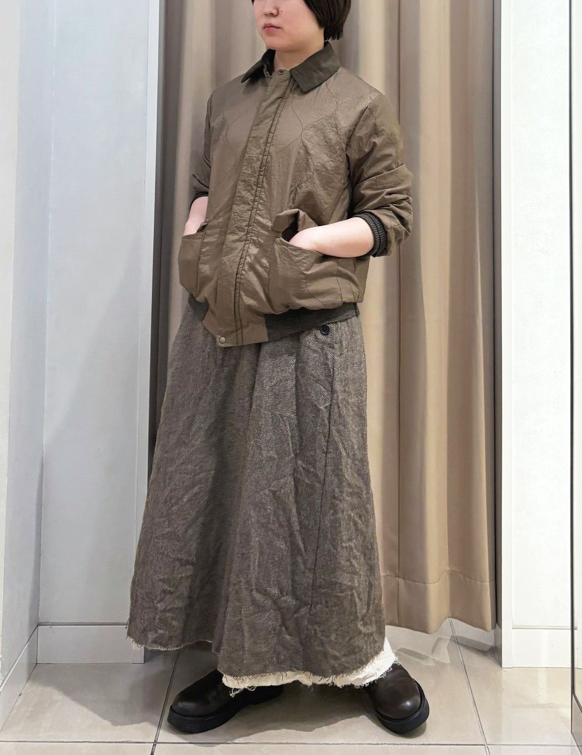 64 ベージュ/36size：スタッフ148㎝