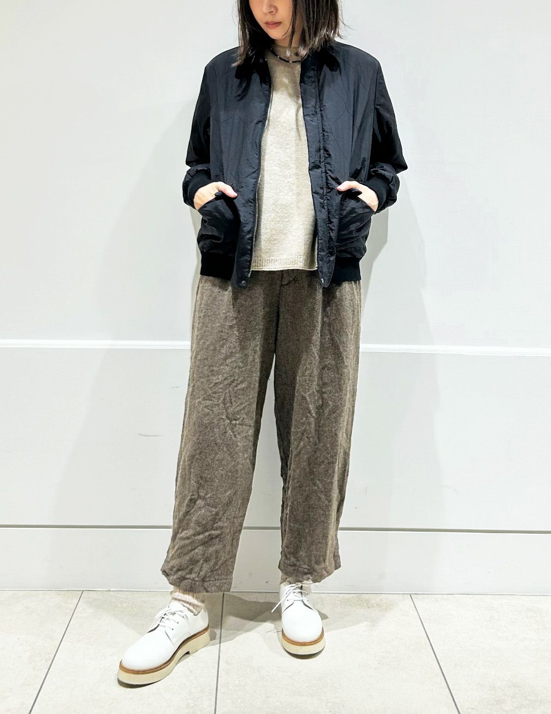 90 ブラック/36size：スタッフ160㎝