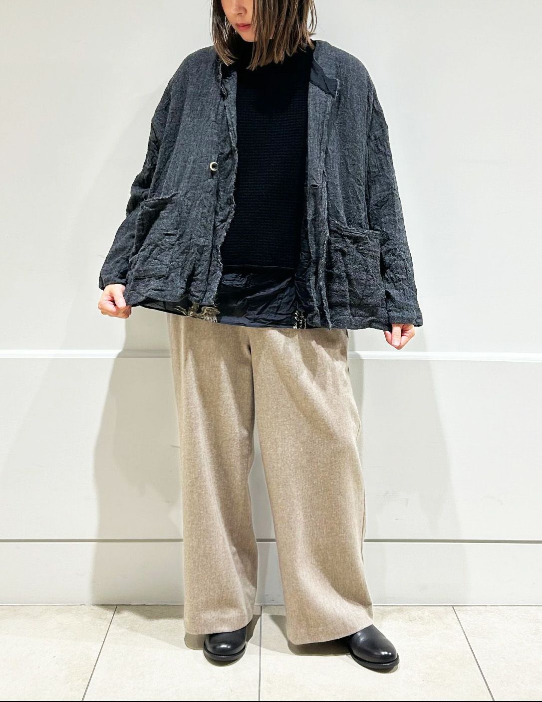 53 チャコール/36size：スタッフ160㎝