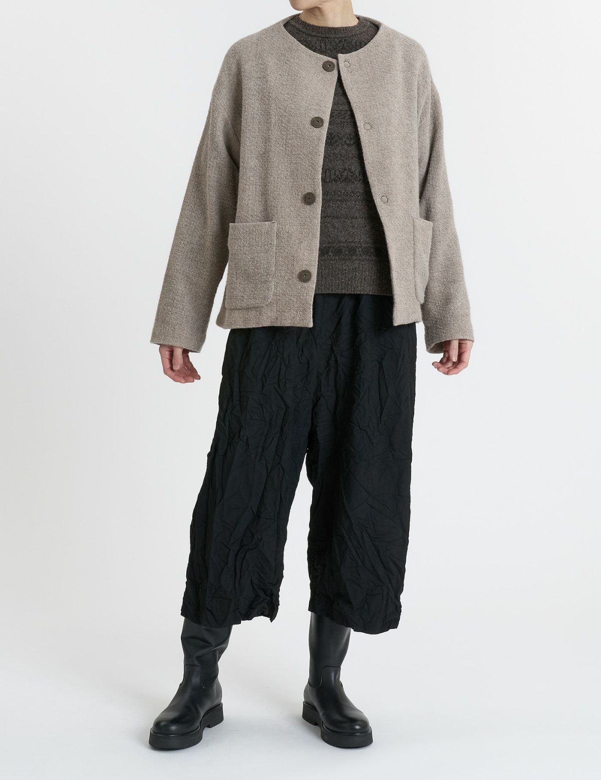 64 ベージュ/36(M)：モデル 169cm