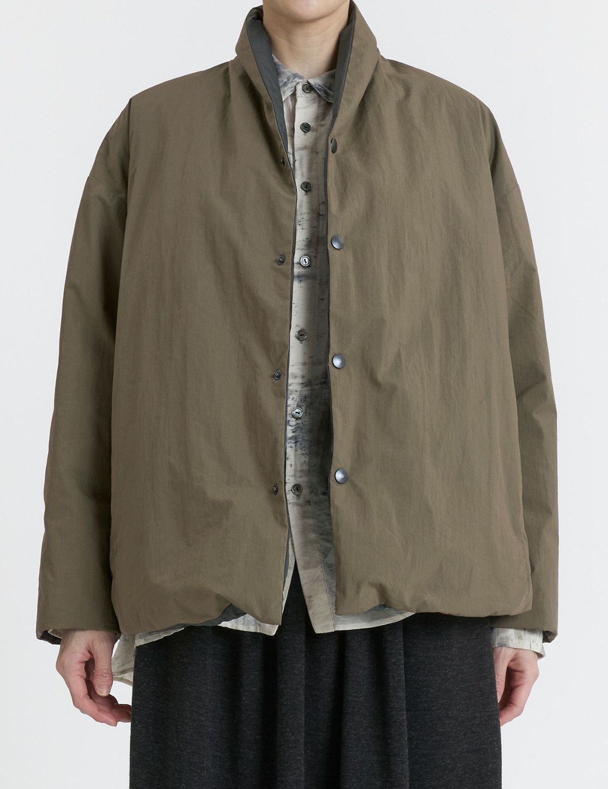 44 カーキ×チャコール/36(M)：モデル 169cm