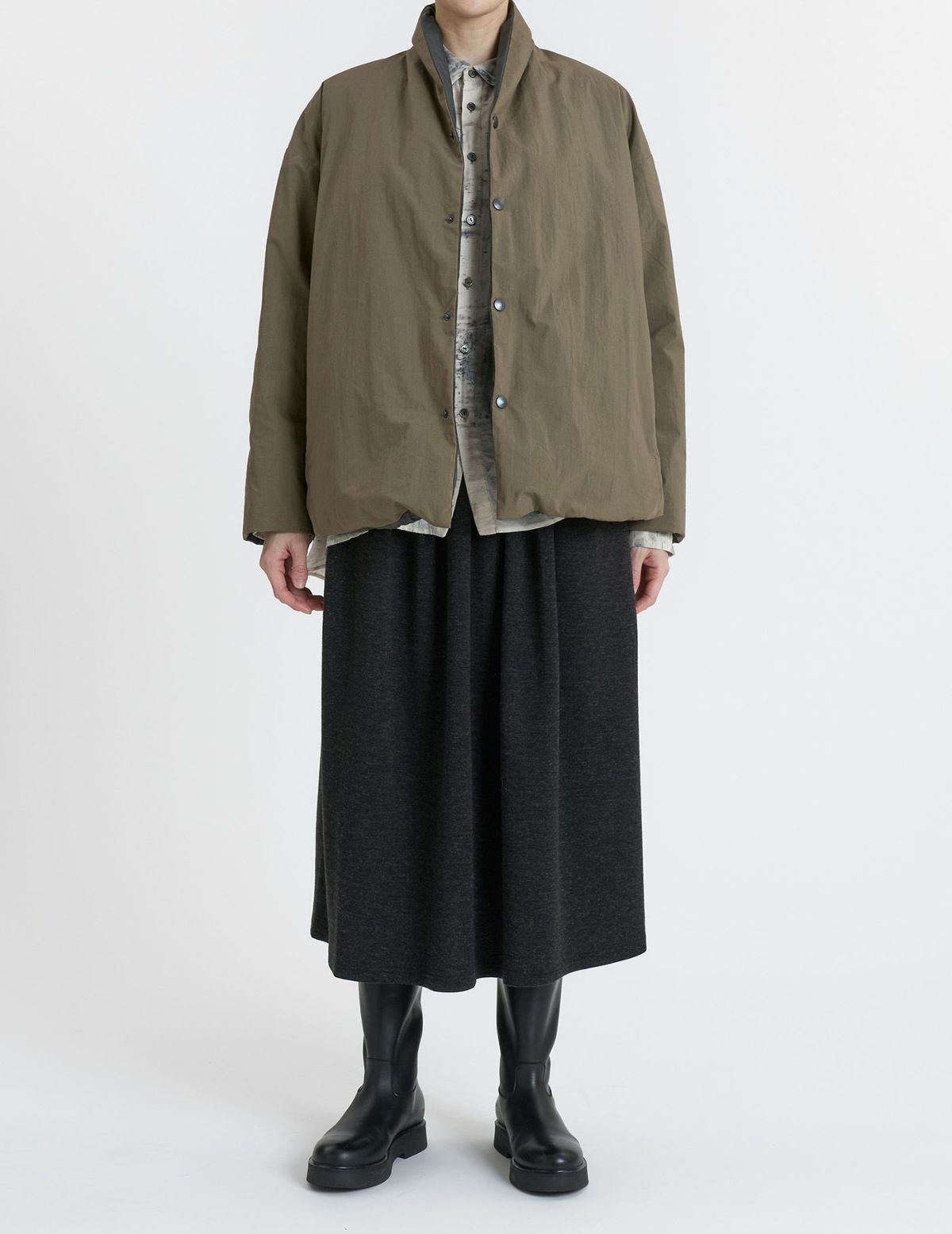 44 カーキ×チャコール