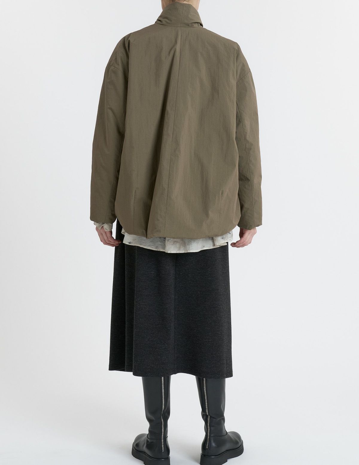 44 カーキ×チャコール