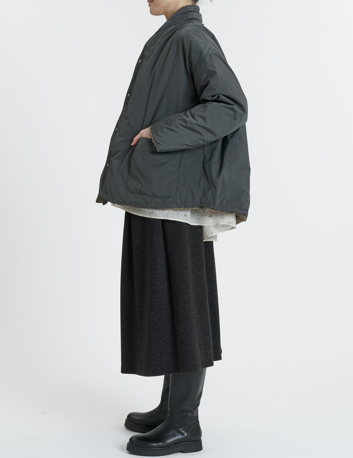 44 カーキ×チャコール(裏)