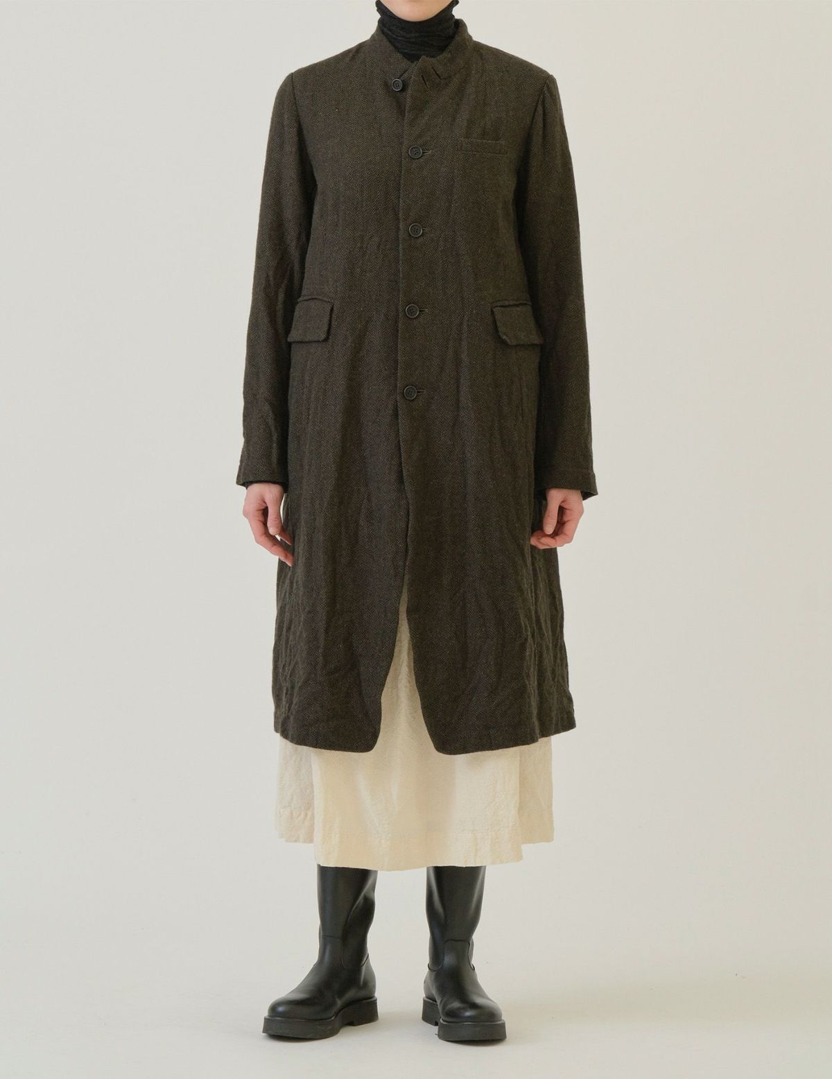 44 カーキ/36size：モデル169㎝