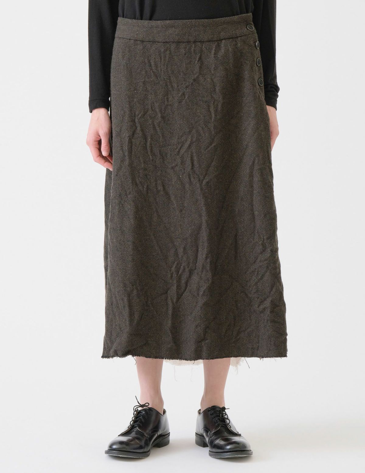 44 カーキ/36size：モデル169㎝