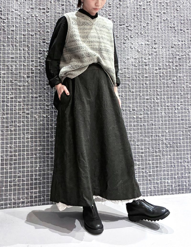 44 カーキ/36size：スタッフ148㎝