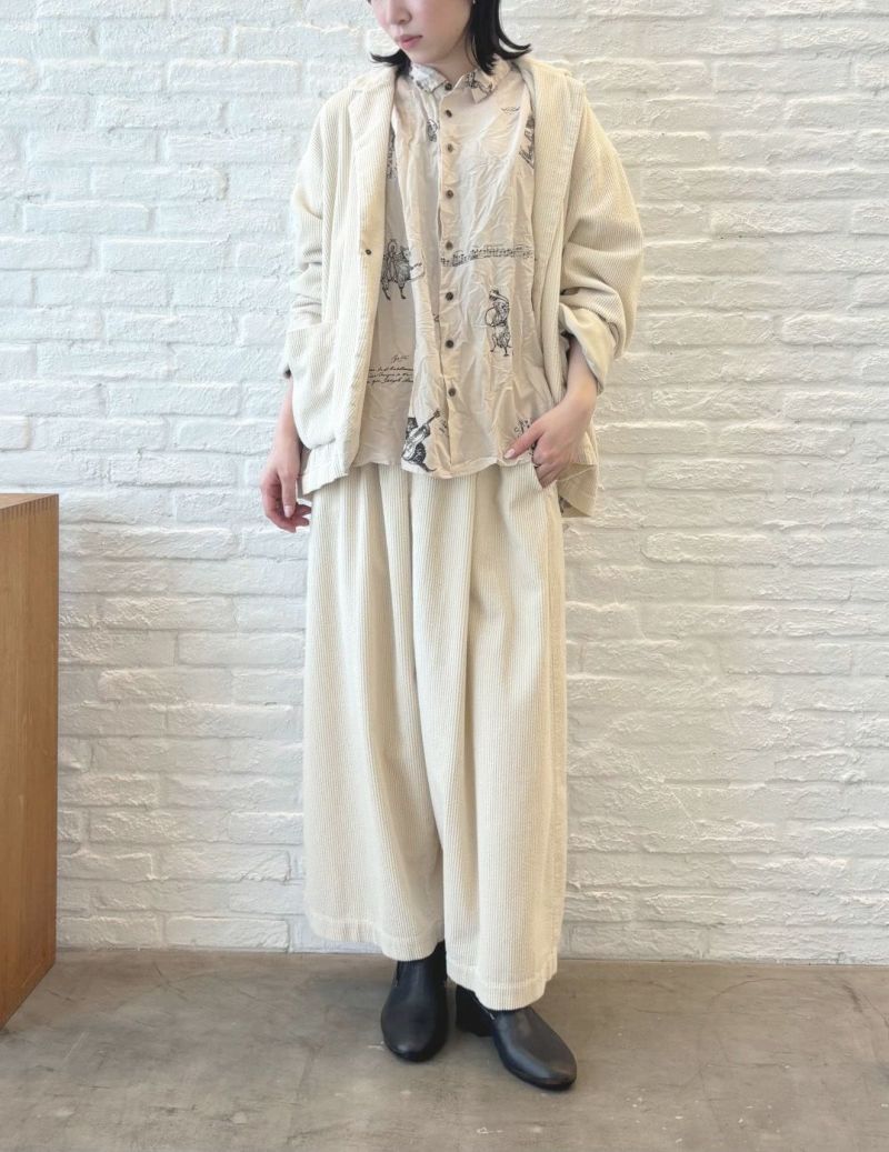 04 アイボリー/36size：スタッフ159㎝