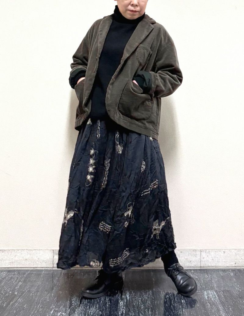 44 カーキ/34size：スタッフ154㎝