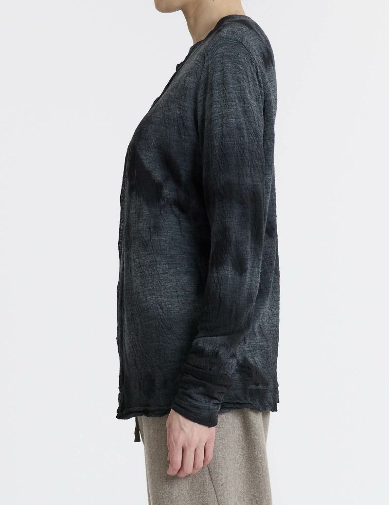 52 トップグレー×ブラックムラ染