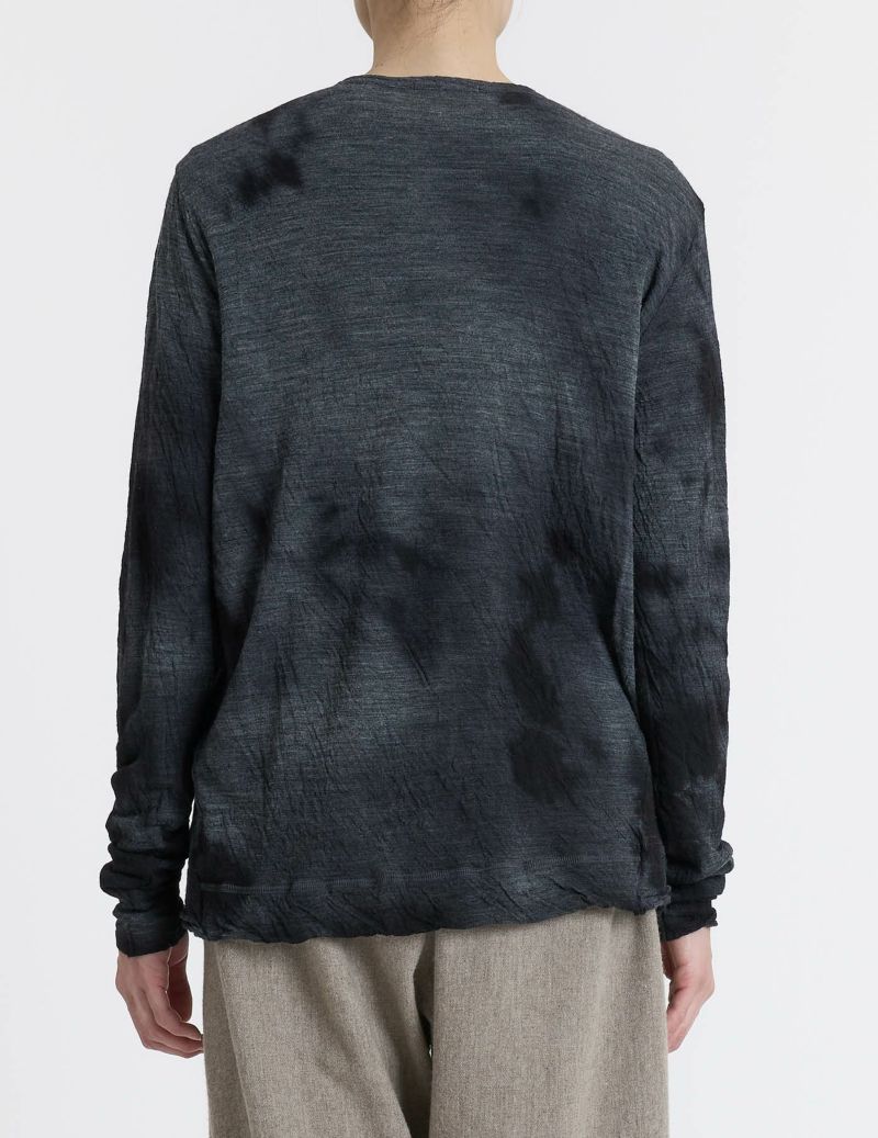 52 トップグレー×ブラックムラ染