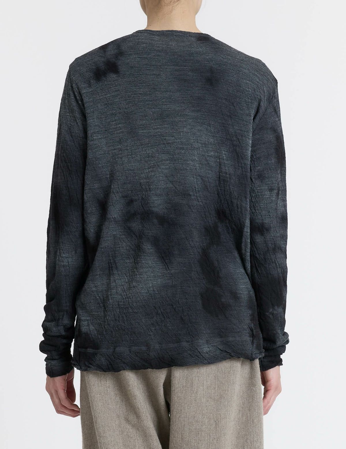 52 トップグレー×ブラックムラ染