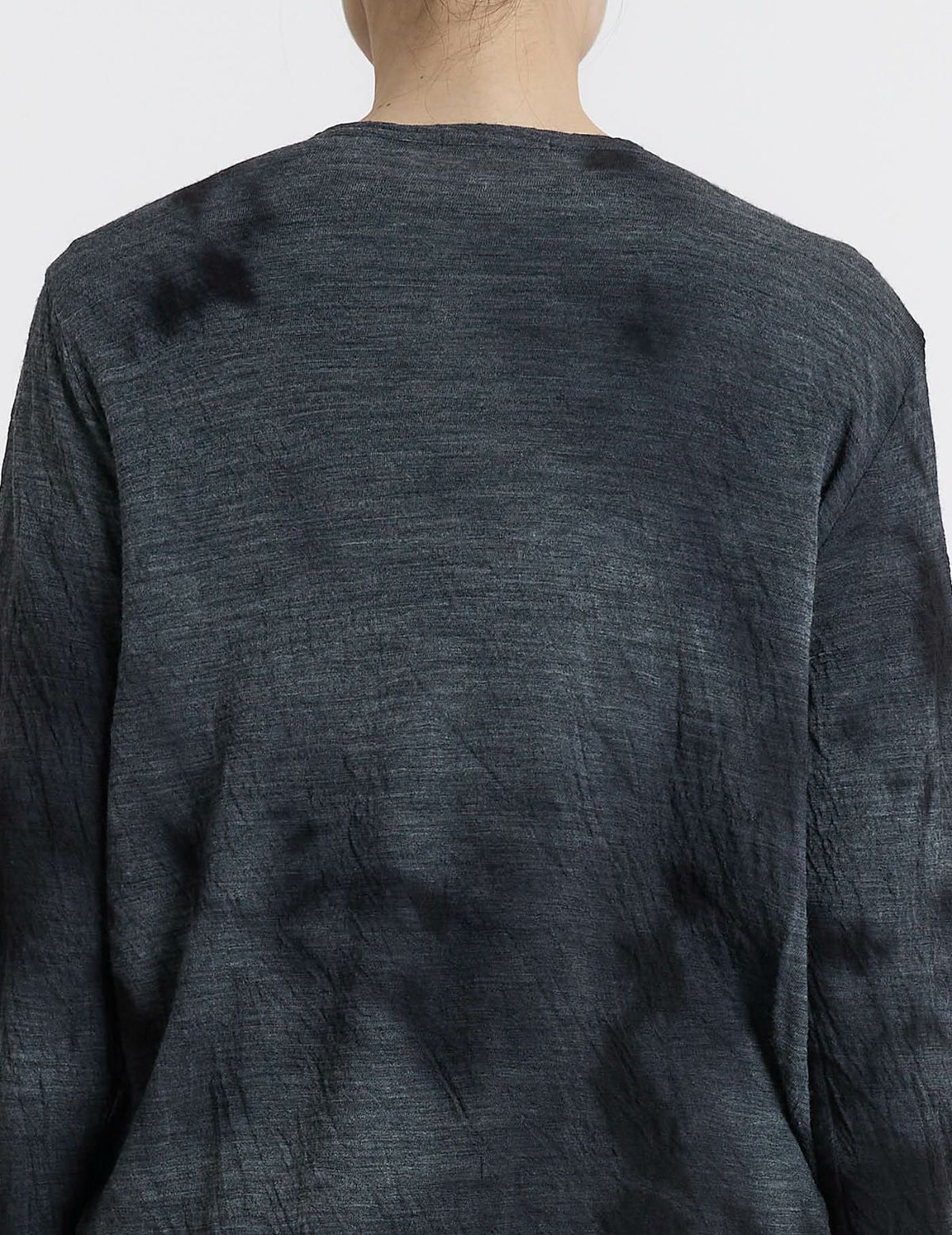 52 トップグレー×ブラックムラ染