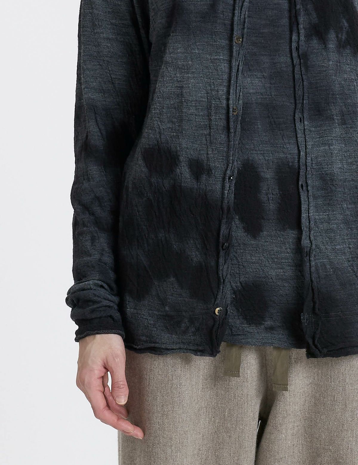 52 トップグレー×ブラックムラ染