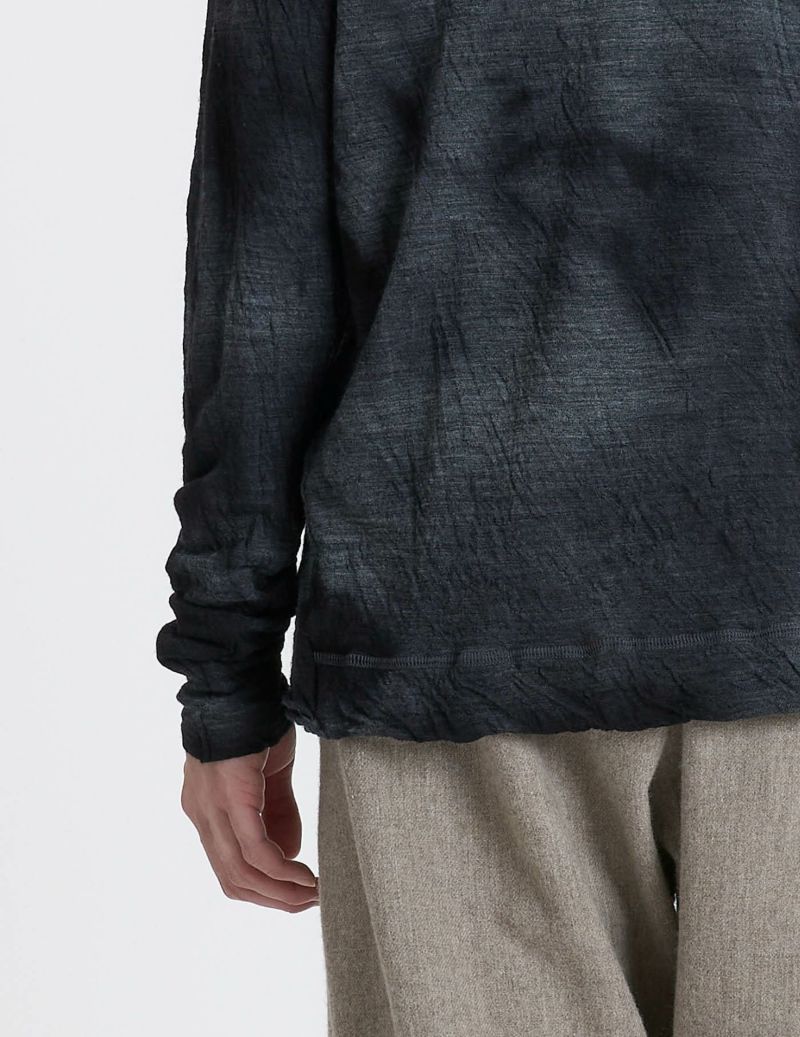 52 トップグレー×ブラックムラ染