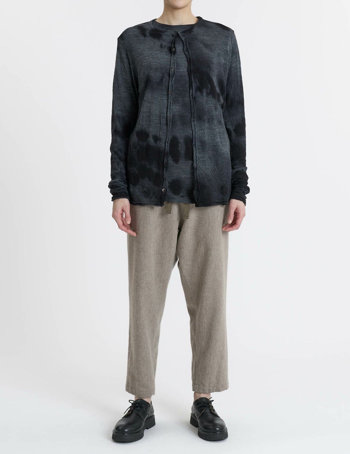 52 トップグレー×ブラックムラ染