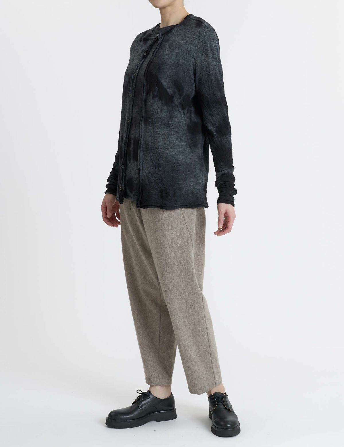 52 トップグレー×ブラックムラ染