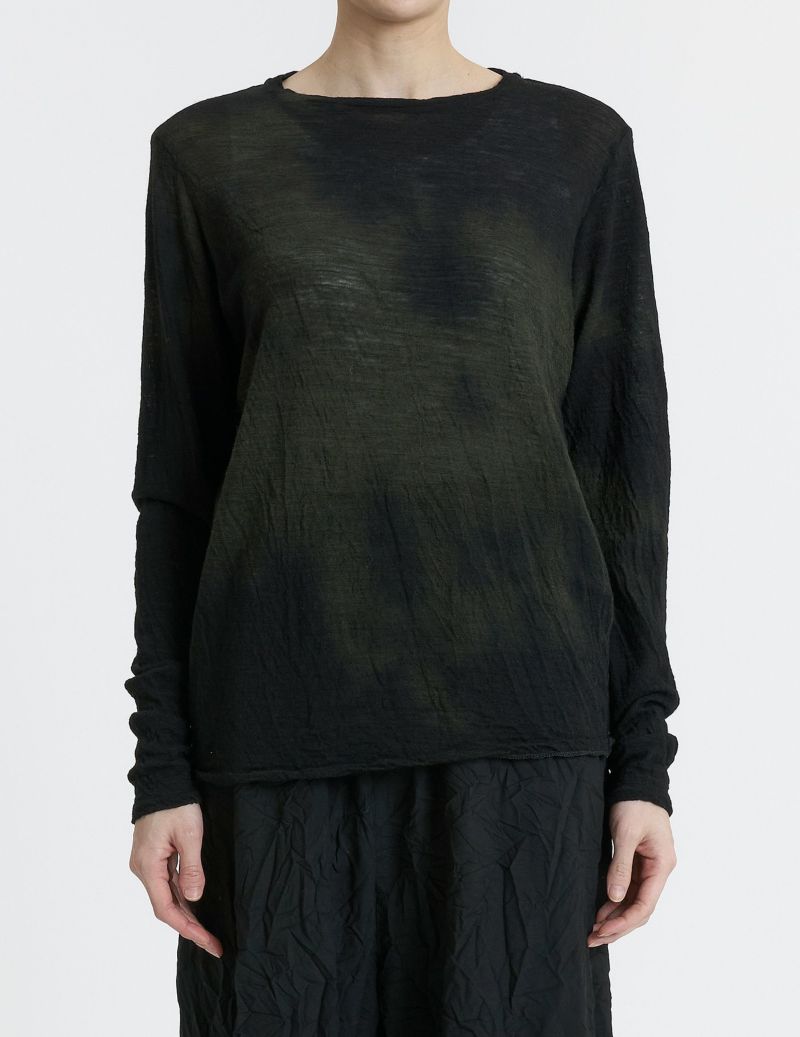 44 カーキ×ブラウンムラ染/36(M)size：モデル 167cm