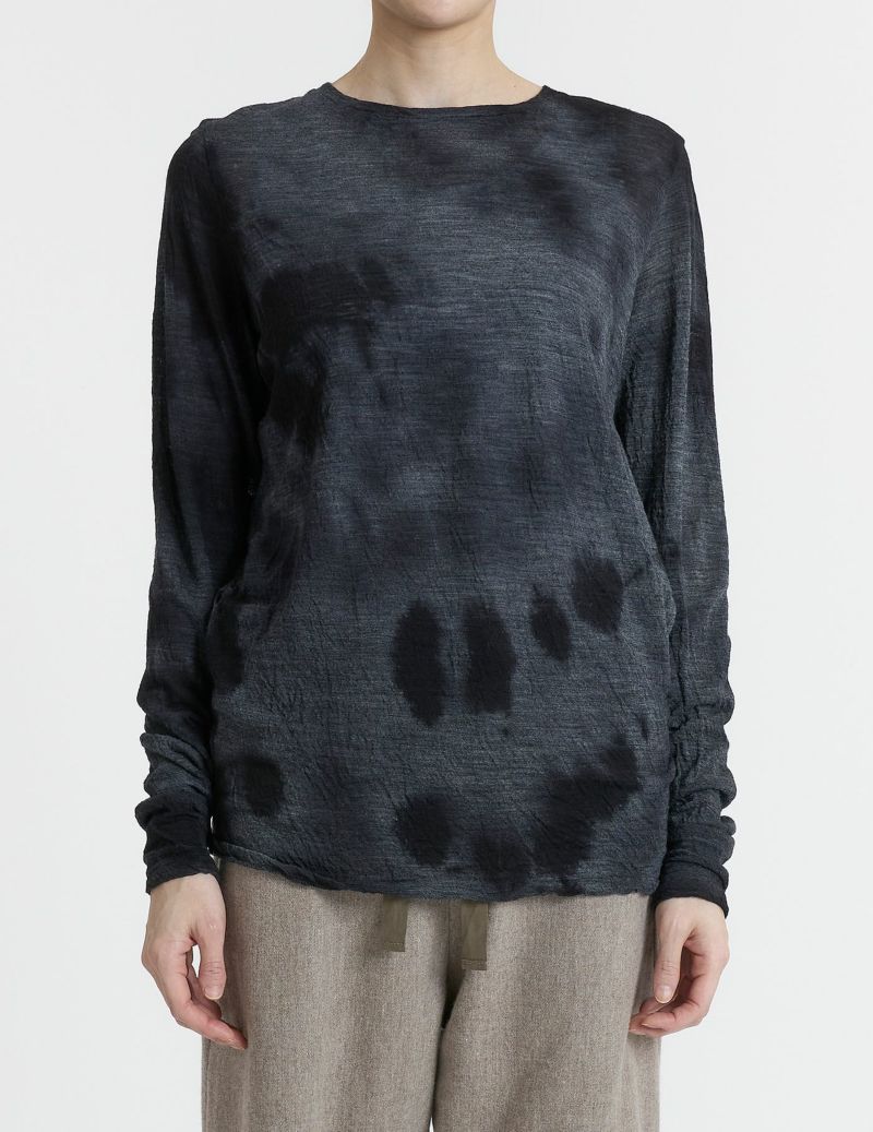 52 トップグレー×ブラックムラ染/36(M)size：モデル 167cm