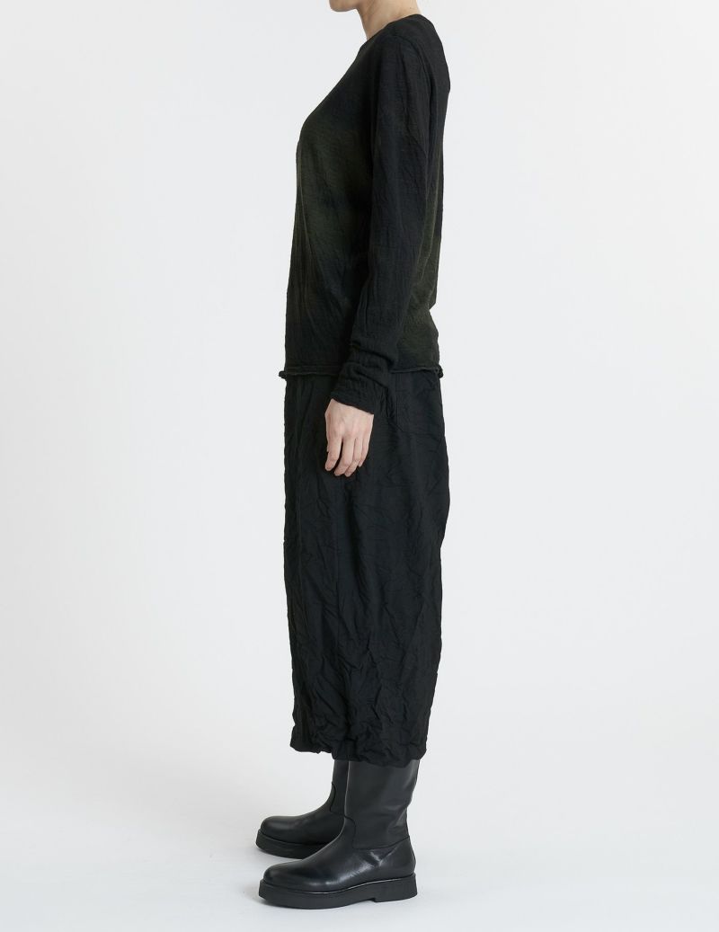 44 カーキ×ブラウンムラ染