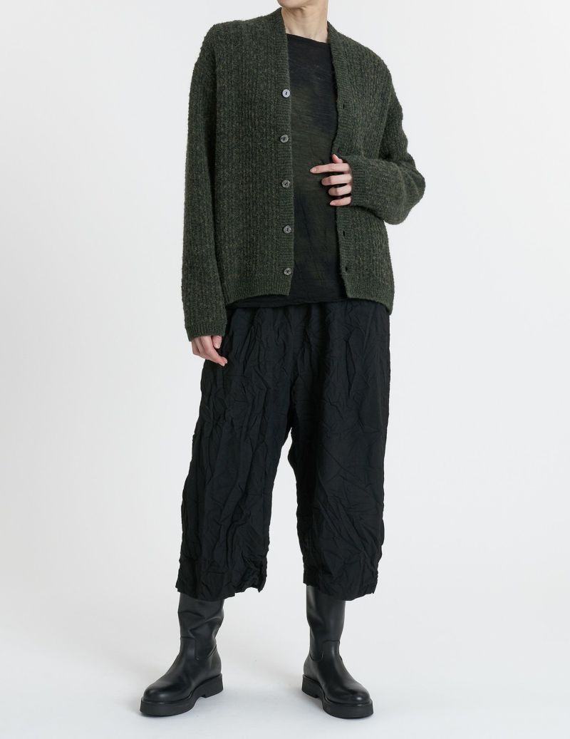 44 カーキ×ブラウンムラ染