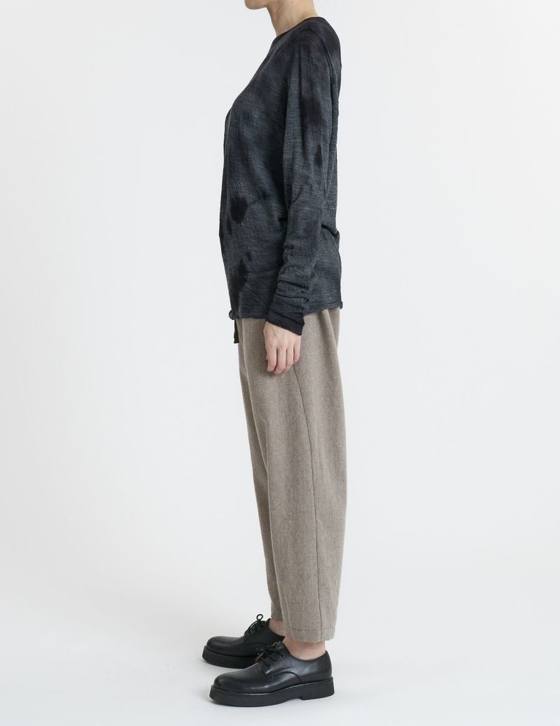 52 トップグレー×ブラックムラ染