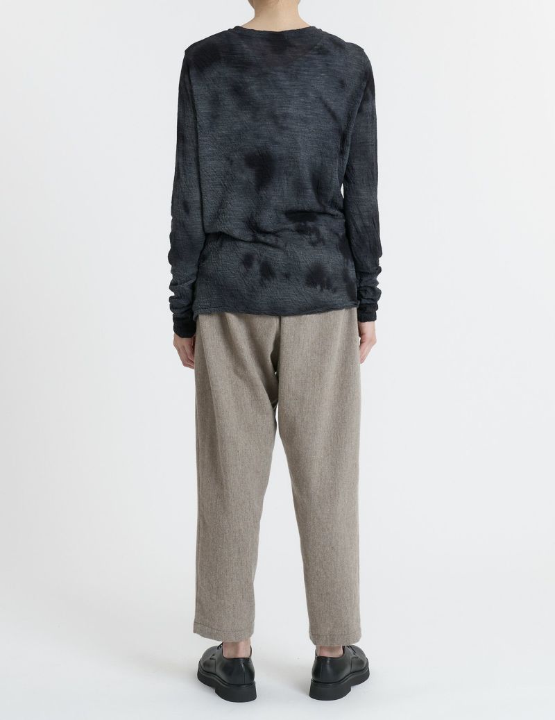 52 トップグレー×ブラックムラ染