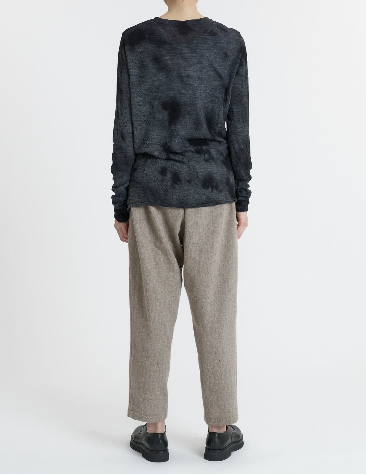 52 トップグレー×ブラックムラ染